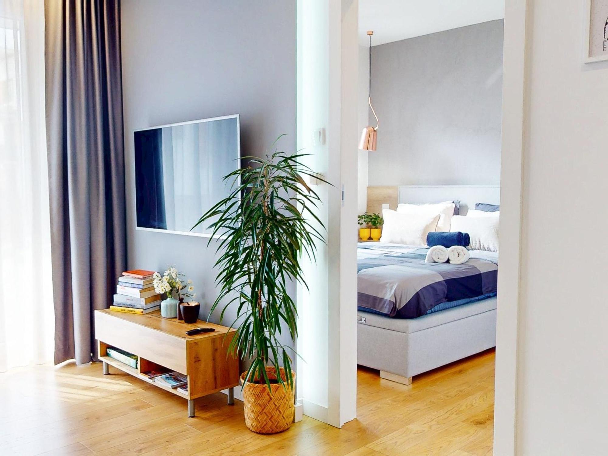Apartament Green Z Garazem Podziemnym Varşovia Exterior foto